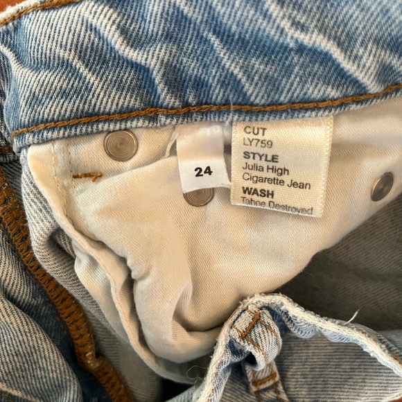 Reformation Julia High Rise Cigarette Jeans - Picture 4 of 7